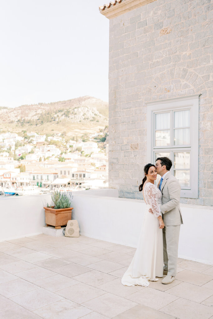 A Mediterranean inspired wedding in Hydra island