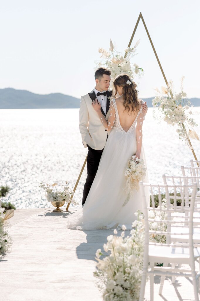 luxury wedding in Greece